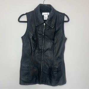 David Benjamin Vintage Leather Vest